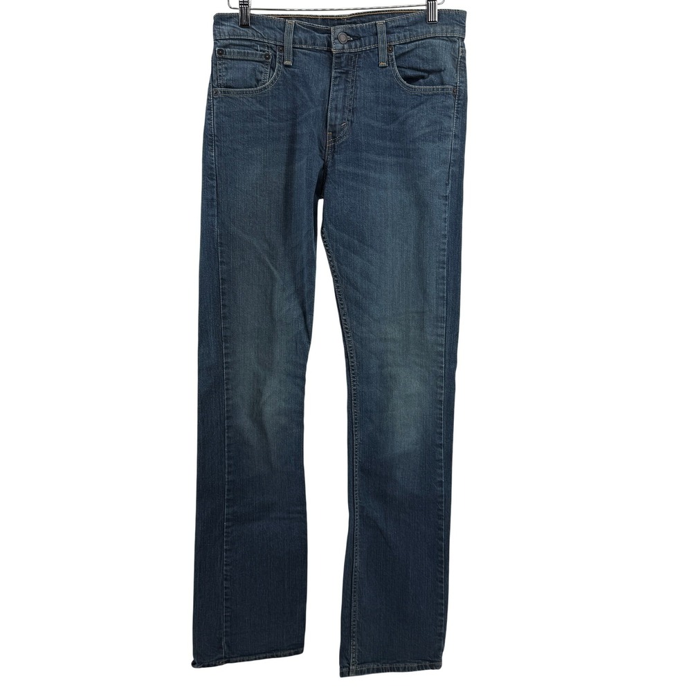 Levis 527 Slim Bootcut Jeans Mens 32x36 Blue Medium Wash Denim 527-0485